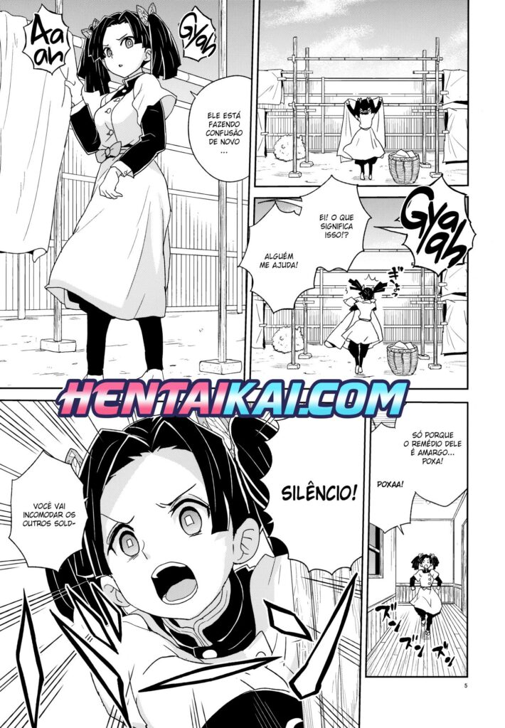 Kanao E Zenitsu Kimetsu No Yaiba Megahq Quadrinhos Porno E Hentai