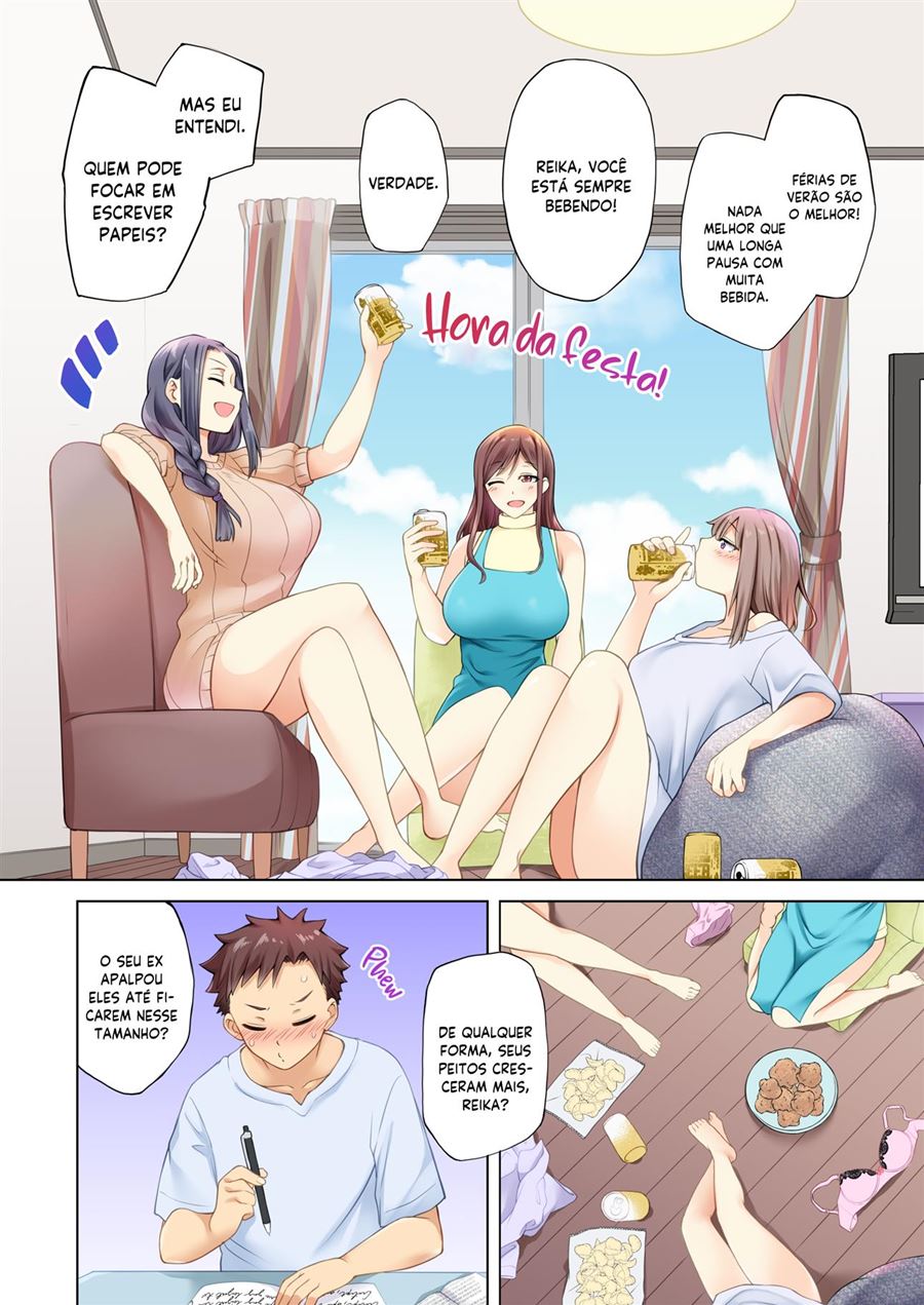 Fodendo as vizinhas gostosas - manga hentai